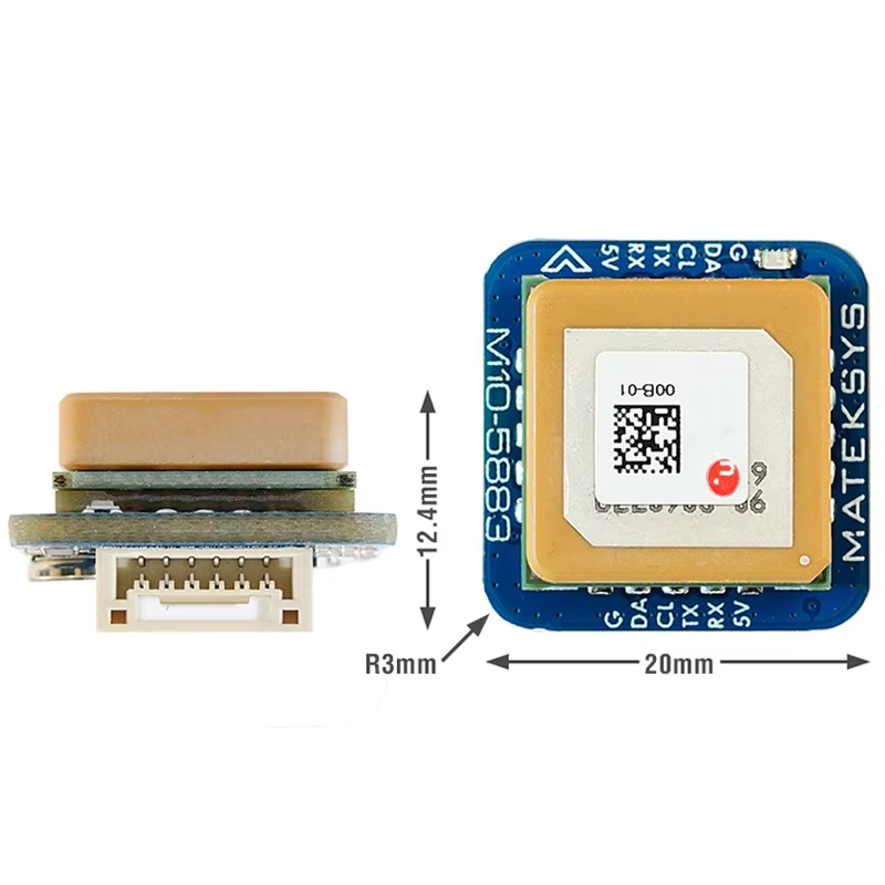 Drone Compass - Модуль GPS Matek Systems M10Q-5883 SAM-M10Q