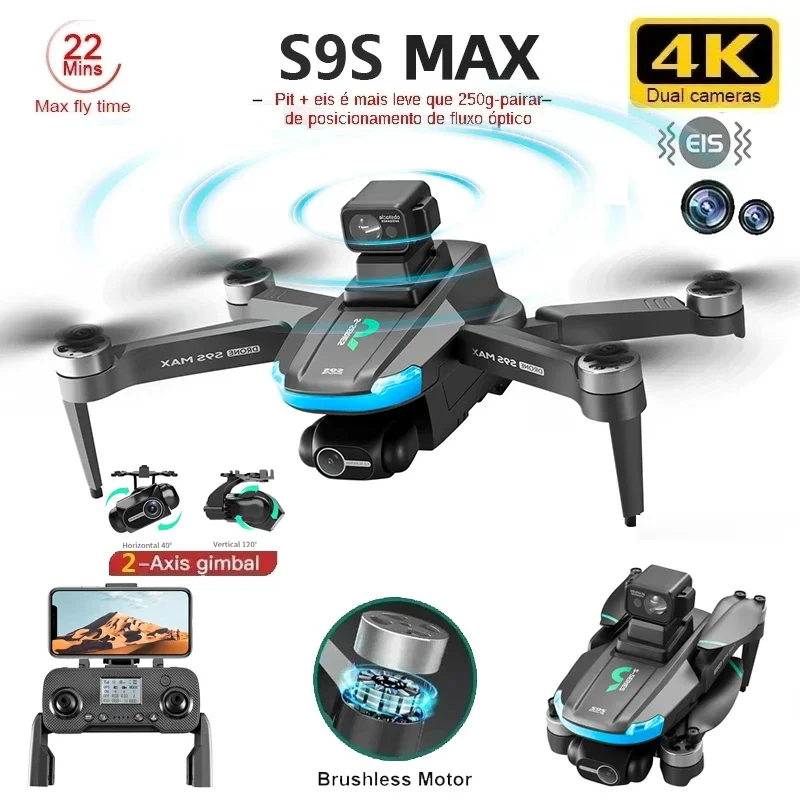 Drone Gimbal - НОВЫЙ S9S MAX MINI Drone 4K