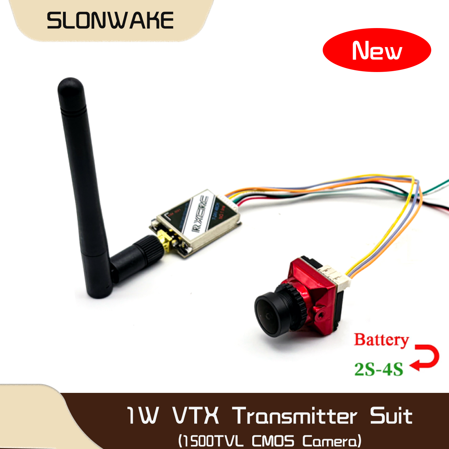 Drone Transmitter - SLONWAKE 5.8G 48CH 1W VTX 100/200/400/1000мВт