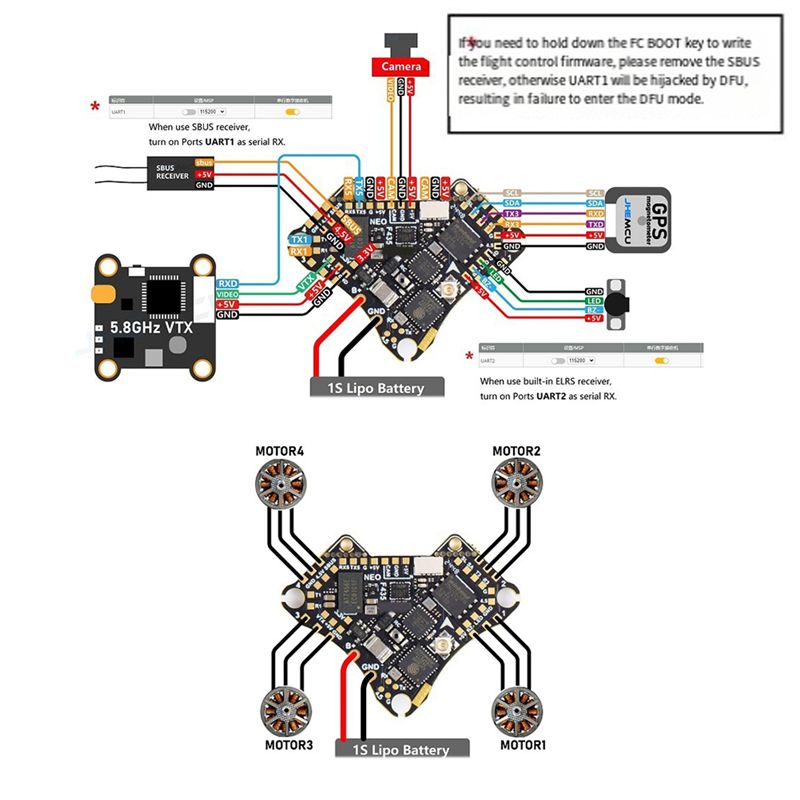 Полетный контроллер FBIL-F435  – обзор и цена Drone Esc