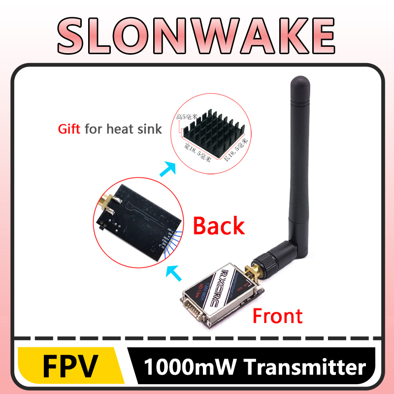 SLONWAKE 5.8G 48CH 1W VTX 100/ – обзор и цена Drone Transmitter
