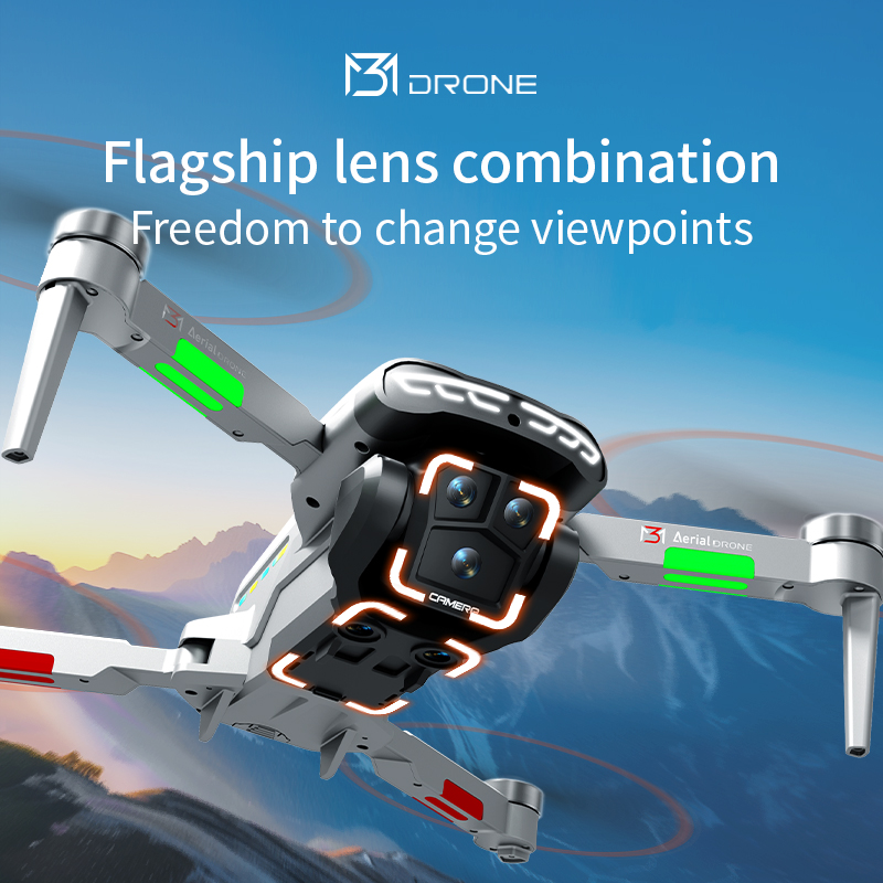Профессиональный дрон M3, 4K H – обзор и цена Drone Gimbal