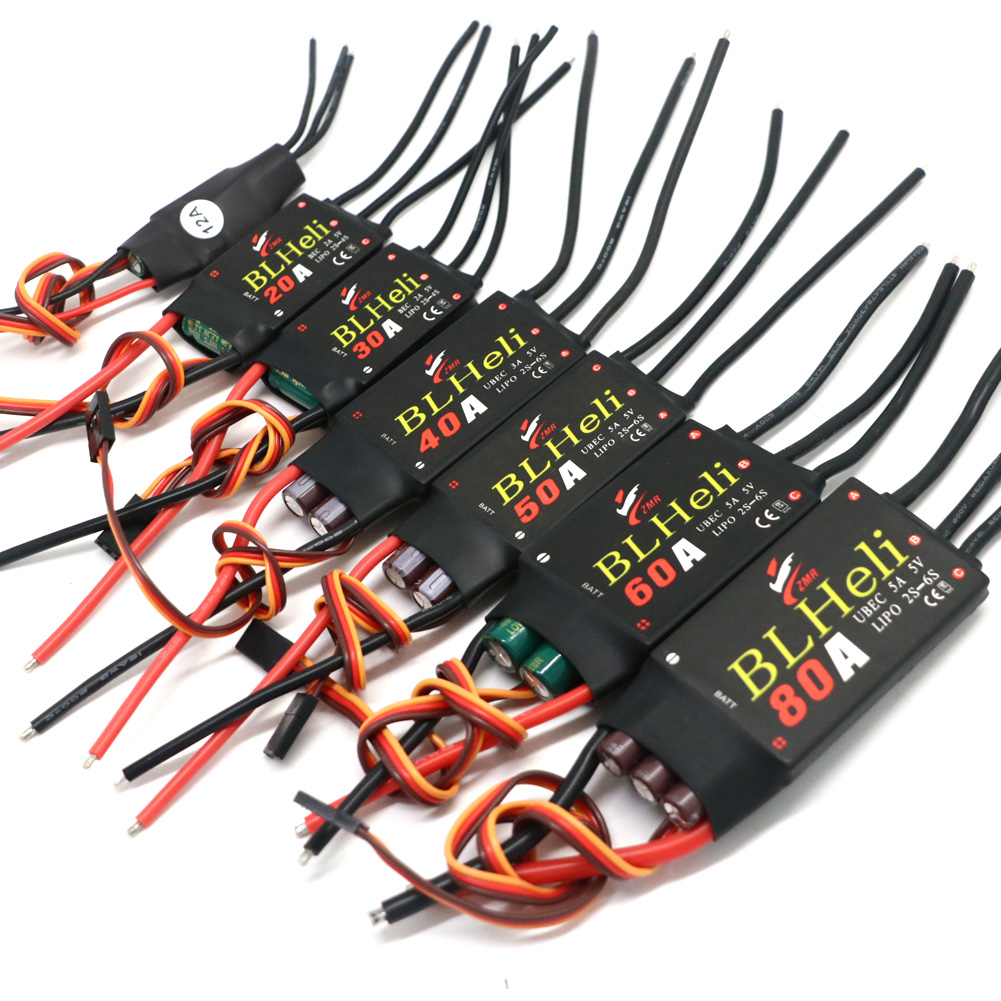 Бесщеточный ESC BLHeli 80A 12A – обзор и цена Drone Esc